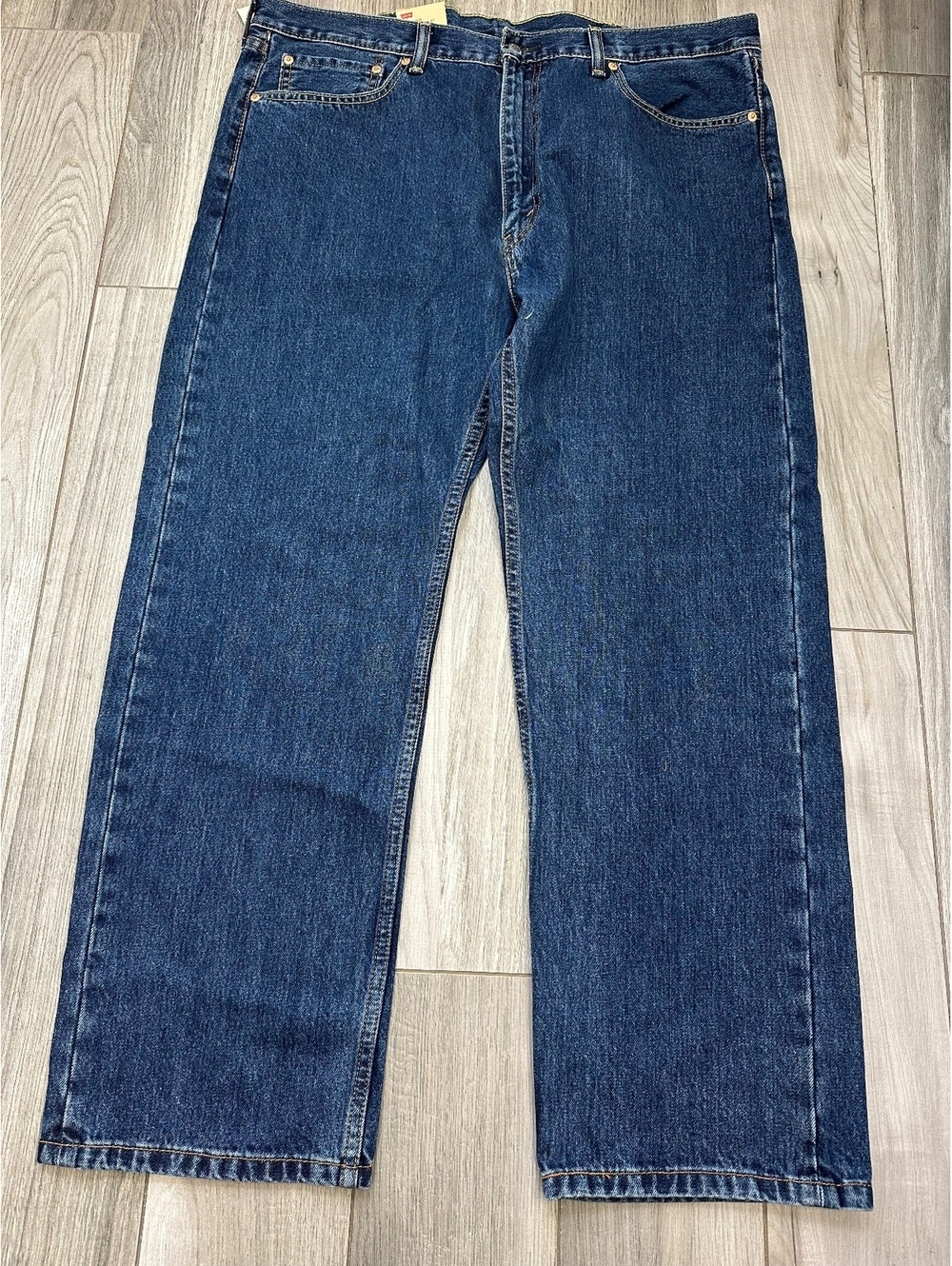Levi's 505 Regular Fit Blue Jeans Waist 42 Length 30